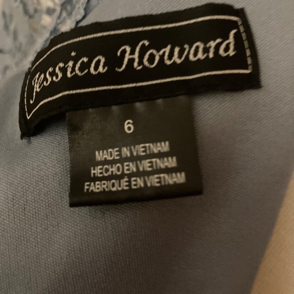 Jessica Howard Blue Lace Dress - Picture 6 of 6